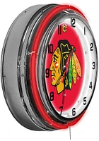 Chicago Blackhawks 18 Inch Neon Wall Clock