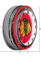 Chicago Blackhawks 18 Inch Neon Wall Clock
