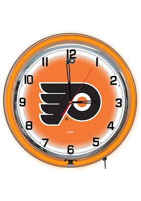 Philadelphia Flyers 18 Inch Neon Wall Clock