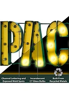 Green Bay Packers Recycled Metal Marquee Sign