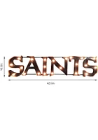 New Orleans Saints Recycled Metal Marquee Sign