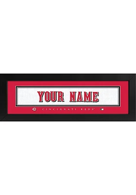 Imperial Cincinnati Reds Personalized Jersey Name Plate Sign