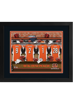 Imperial Cincinnati Bengals Personalized Locker Room Sign