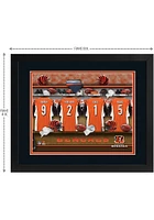 Imperial Cincinnati Bengals Personalized Locker Room Sign