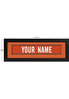 Imperial Cincinnati Bengals Personalized Jersey Name Plate Sign