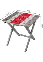 Red Nebraska Cornhuskers Adirondack Folding Table