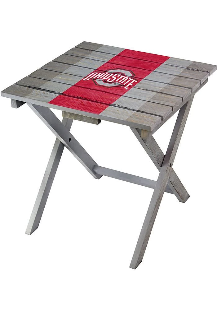 Red Ohio State Buckeyes Adirondack Folding Table