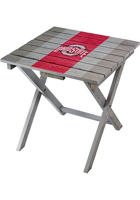 Red Ohio State Buckeyes Adirondack Folding Table