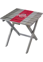 Red Ohio State Buckeyes Adirondack Folding Table