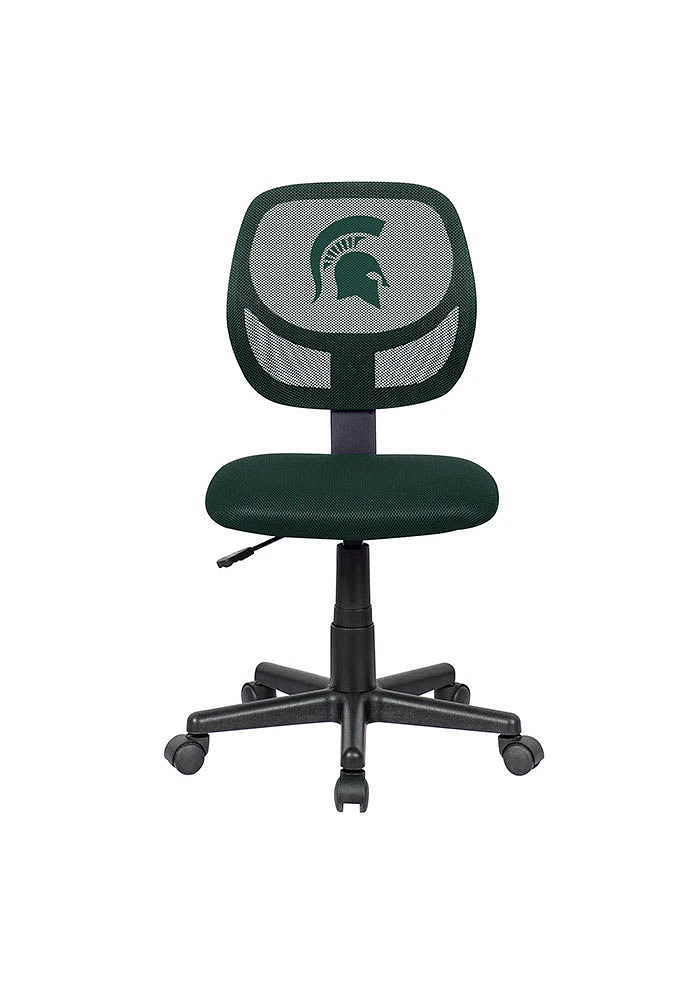 Michigan State Spartans Armless Desk Chair - Green