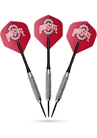 Red Ohio State Buckeyes Fans Choice Flight Dart Board Cabinet