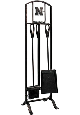 Red Nebraska Cornhuskers Fireplace Tool Set Fire Pit Supplies