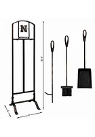 Red Nebraska Cornhuskers Fireplace Tool Set Fire Pit Supplies