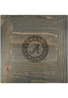 Imperial Alabama Crimson Tide Reclaimed Crimson End Table