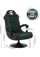 Imperial Michigan State Spartans Ultra Green Gaming Chair