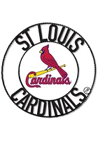 St Louis Cardinals 24 in Wrought Iron Wall Wall Art