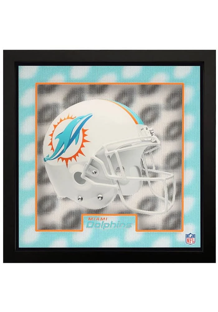 Miami Dolphins 16 x 6 Wall Wall Art