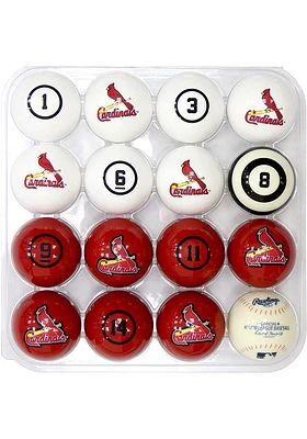 St Louis Cardinals Logo Billiard Balls
