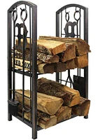 Boston Red Sox Wood Holder and Tool Set Fire Pit Supplies
