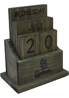 St Louis Cardinals Wood Block Desk and Office Desk Calendar