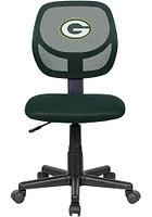 Green Bay Packers Armless Desk Chair - Green