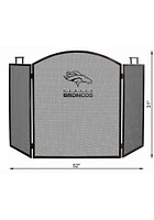 Denver Broncos Fireplace Screen Fire Pit Supplies