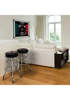 Arizona Cardinals Chrome Pub Stool - Black