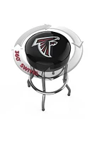 Atlanta Falcons Chrome Pub Stool - Black