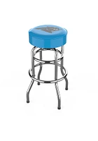Carolina Panthers Chrome Pub Stool - Black