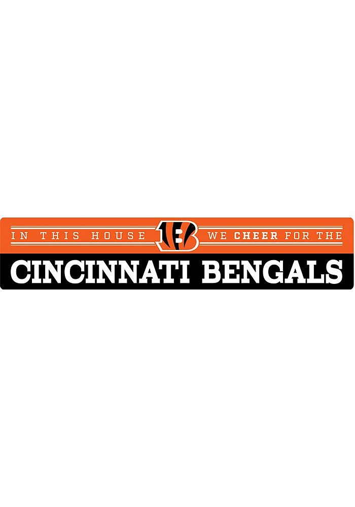 Imperial Cincinnati Bengals 27in We Wood Sign