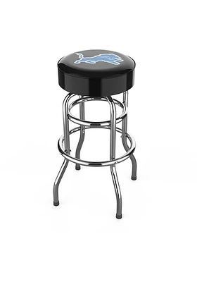 Detroit Lions Chrome Pub Stool - Blue