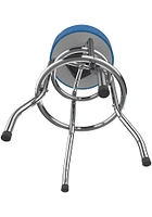 Los Angeles Chargers Chrome Pub Stool - Navy Blue
