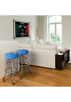 Los Angeles Chargers Chrome Pub Stool - Navy Blue