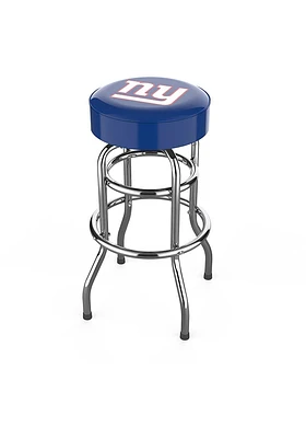 New York Giants Chrome Pub Stool - Blue