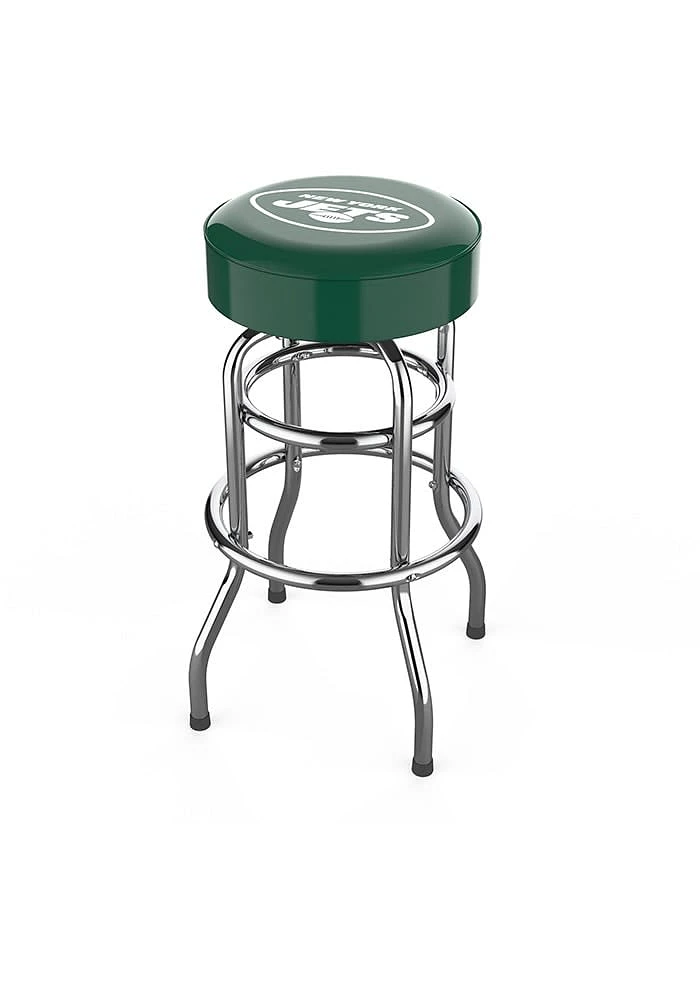 New York Jets Chrome Pub Stool - Green
