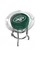 New York Jets Chrome Pub Stool - Green