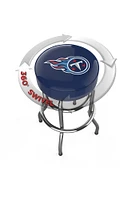 Tennessee Titans Chrome Pub Stool - Navy Blue