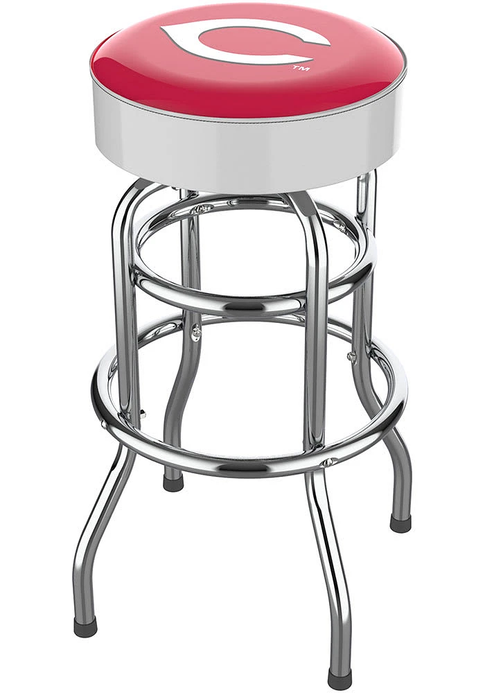 Cincinnati Reds Chrome Pub Stool