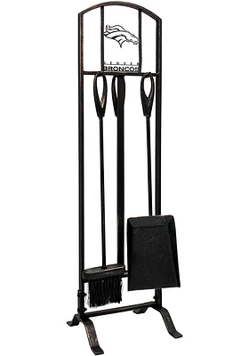 Denver Broncos Fireplace Tool Set Fire Pit Supplies