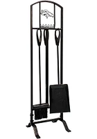 Denver Broncos Fireplace Tool Set Fire Pit Supplies