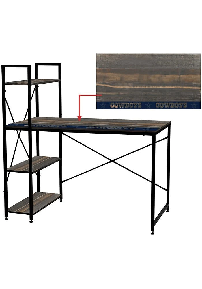 Dallas Cowboys Desk and Shelf Blue Desk Accessory