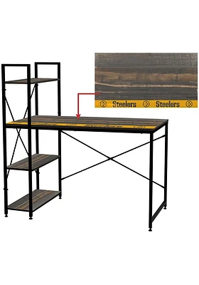 Pittsburgh Steelers Desk and Shelf Black Desk Accessory