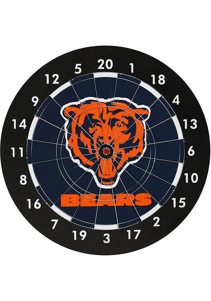 Chicago Bears Paper Dart Board Cabinet