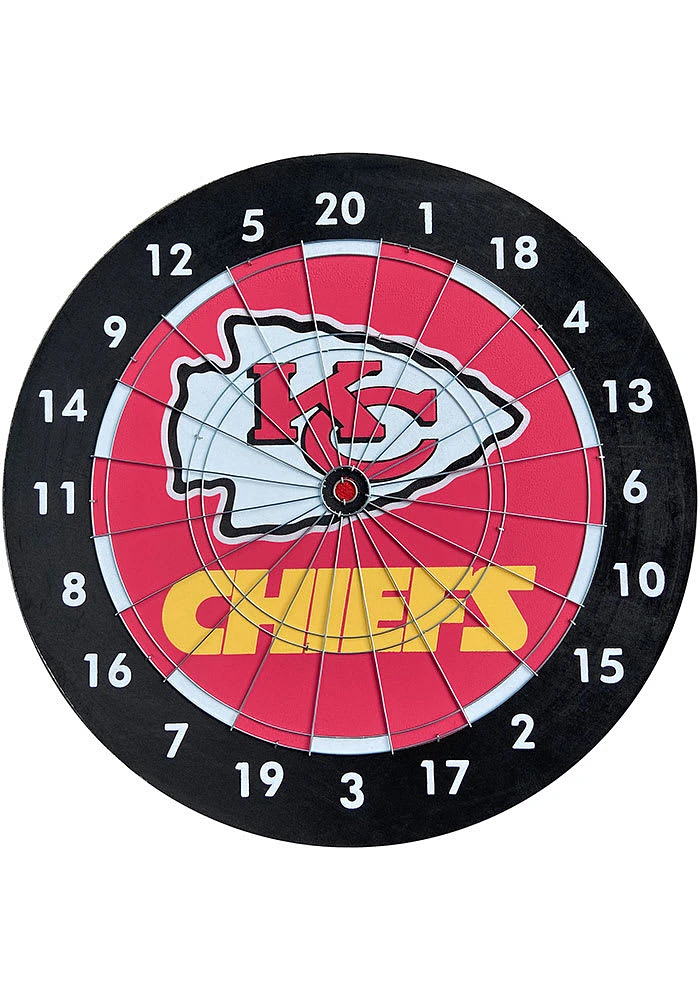 Kansas City Chiefs Paper Dart Board Cabinet