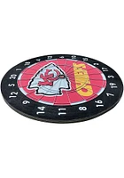 Kansas City Chiefs Paper Dart Board Cabinet