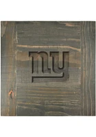 Imperial New York Giants Reclaimed Blue End Table