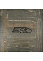 Imperial Seattle Seahawks Reclaimed Brown End Table