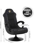 Imperial New Orleans Saints Ultra Black Gaming Chair