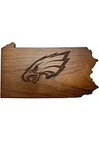 Philadelphia Eagles Magnetic Keyholder Wall Art - Brown