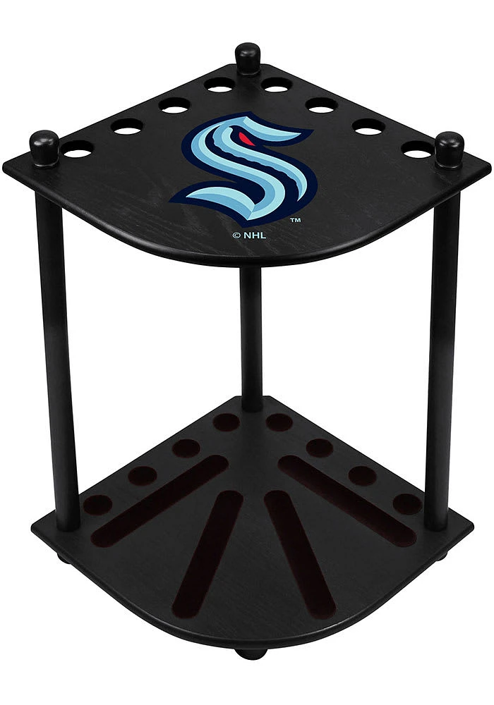 Seattle Kraken Corner Cue Rack Pool Table